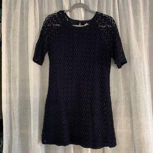 Forever 21 Navy Lace Dress